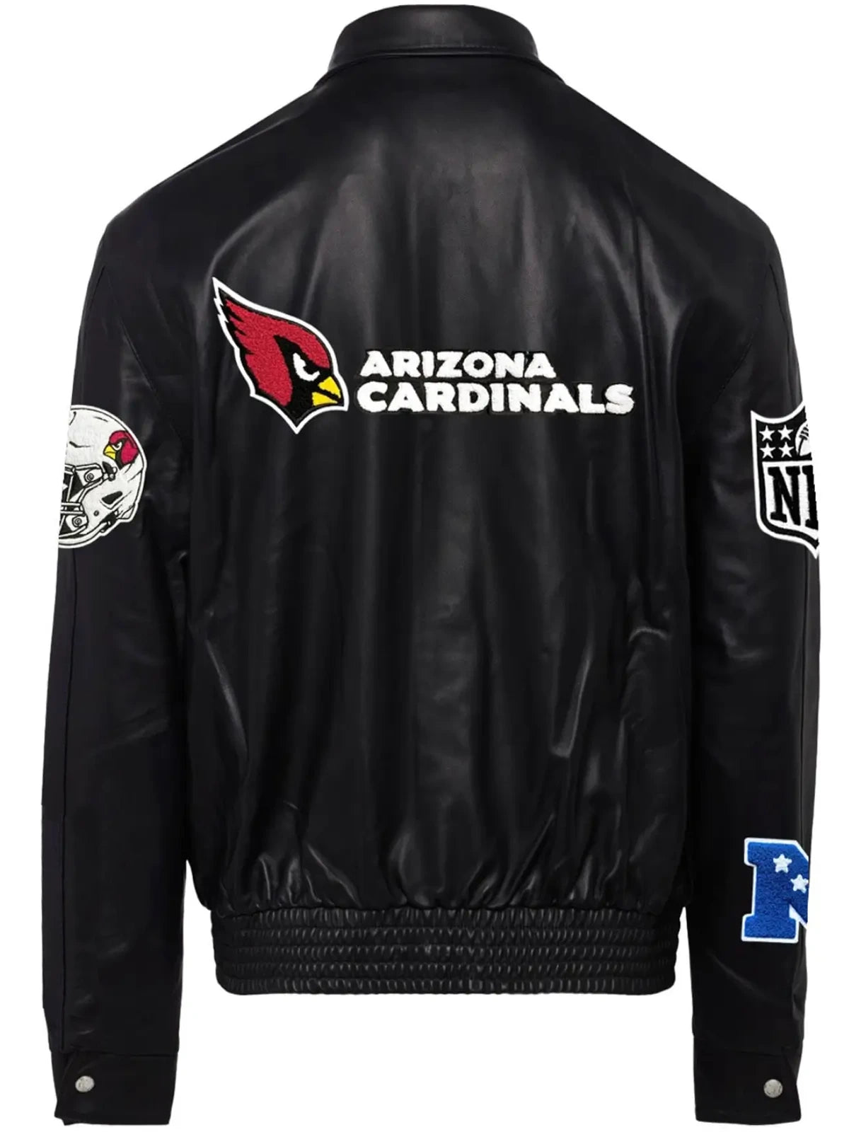 Arizona Cardinals Jeff Hamilton Leather Varsity Jacket