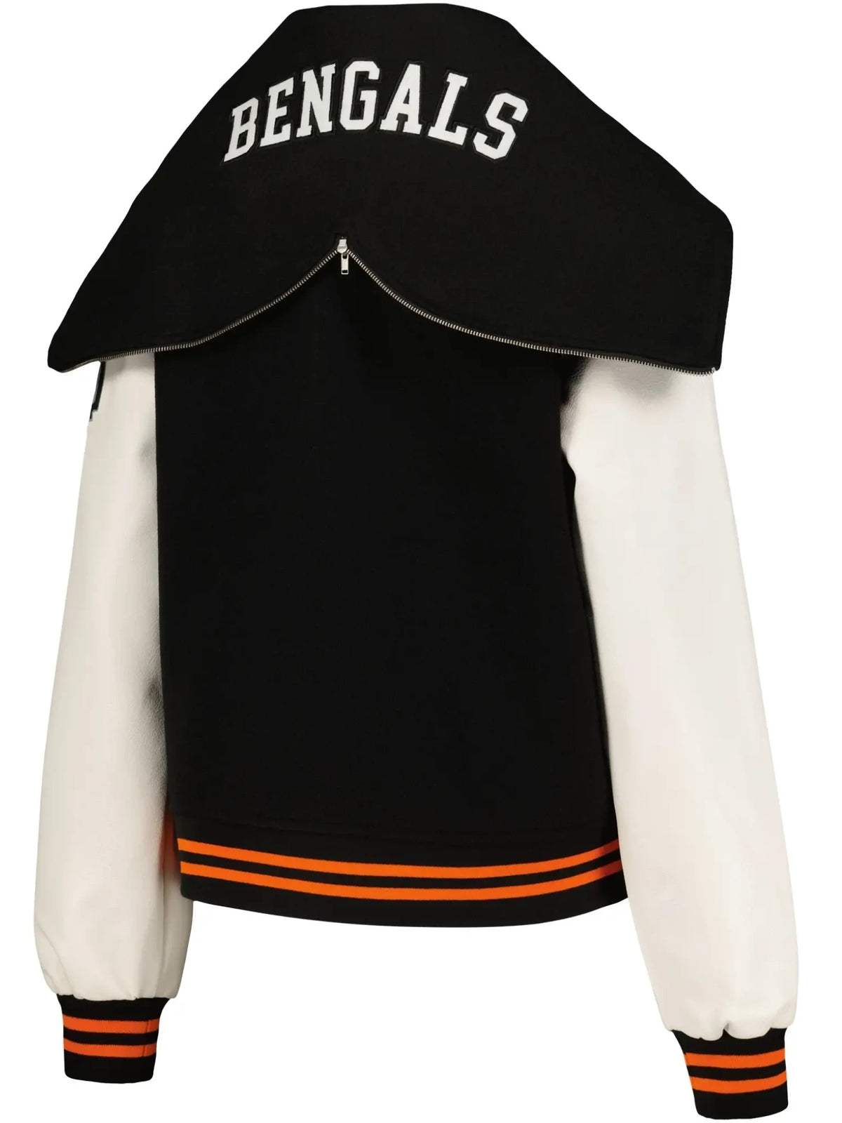 Cincinnati Bengals Sailor Full-Snap Hooded Varsity Jacket