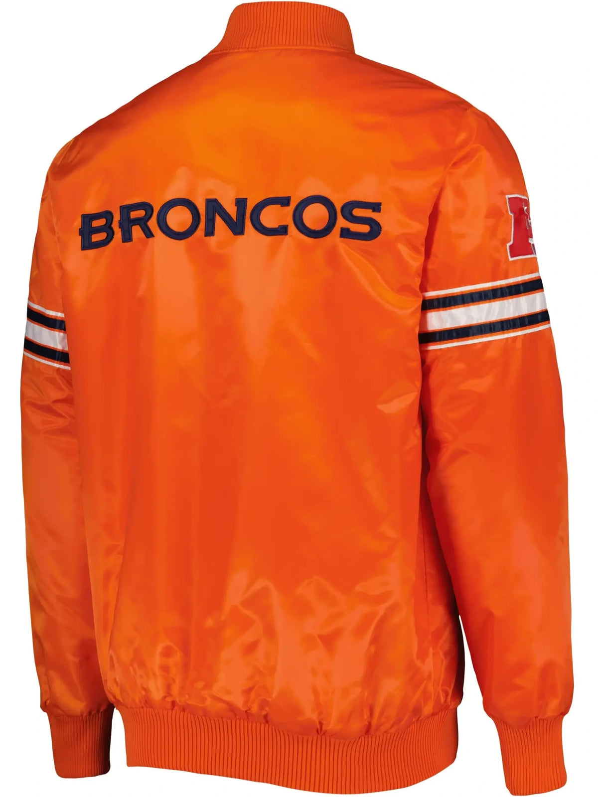 Denver Broncos Football Team Players Orange Varsity Jacket