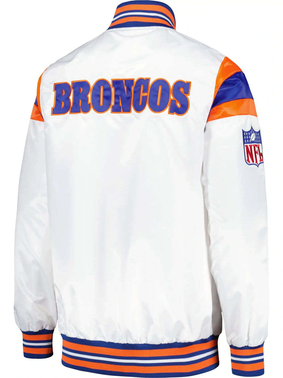 Denver Broncos Vintage Satin Varsity Jacket