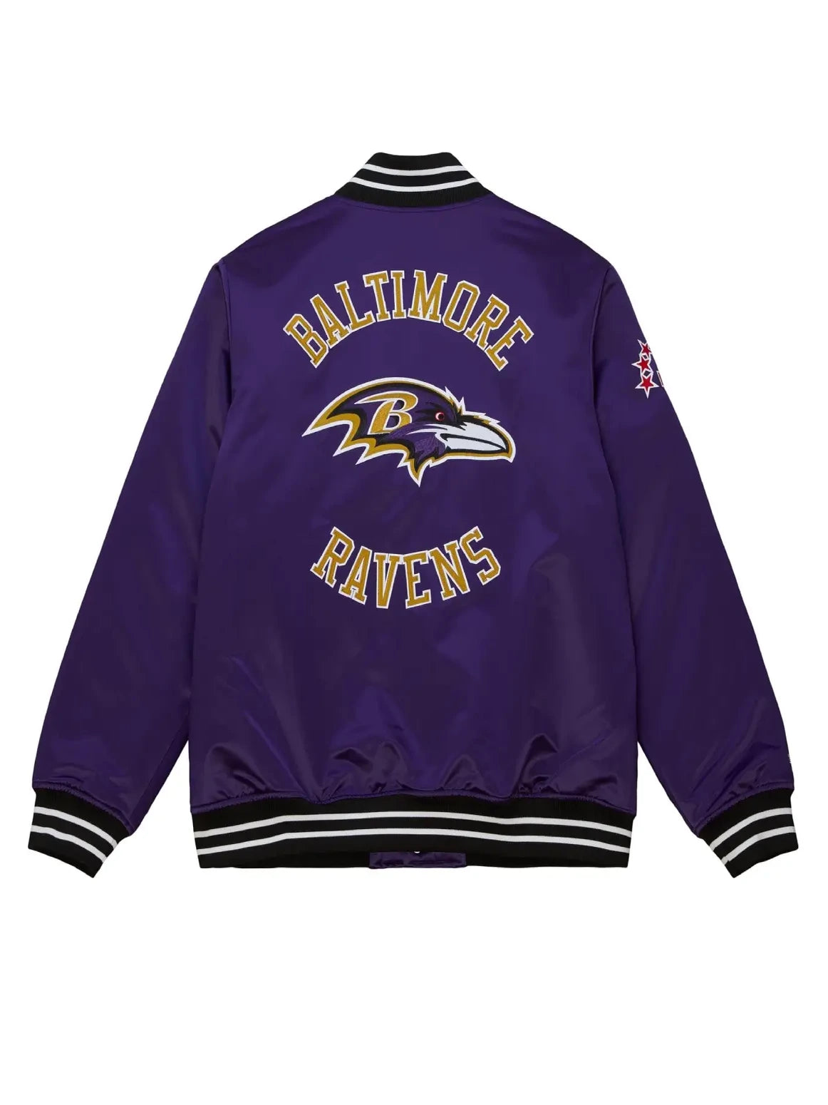 Heavyweight Satin Purple Jacket Baltimore Ravens