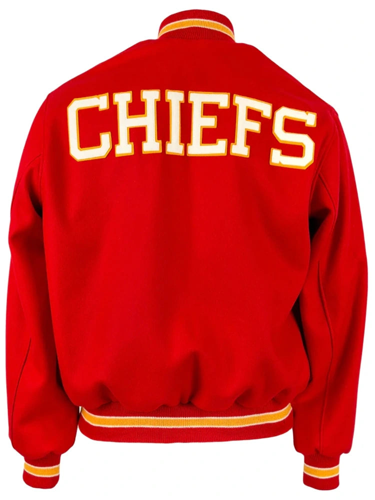 Kansas City Chiefs 1969 Authentic Red Wool Varsity Jacket