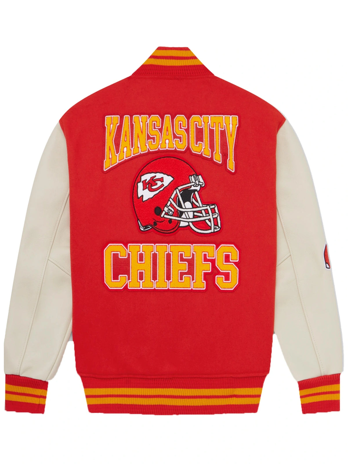 Kansas City Chiefs NFL x OVO Wool & Leather Varsity Jacket