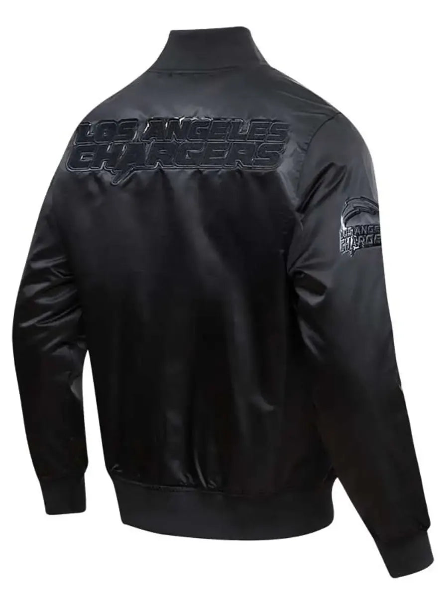 NFL Los Angeles Chargers Black Varsity Jacket