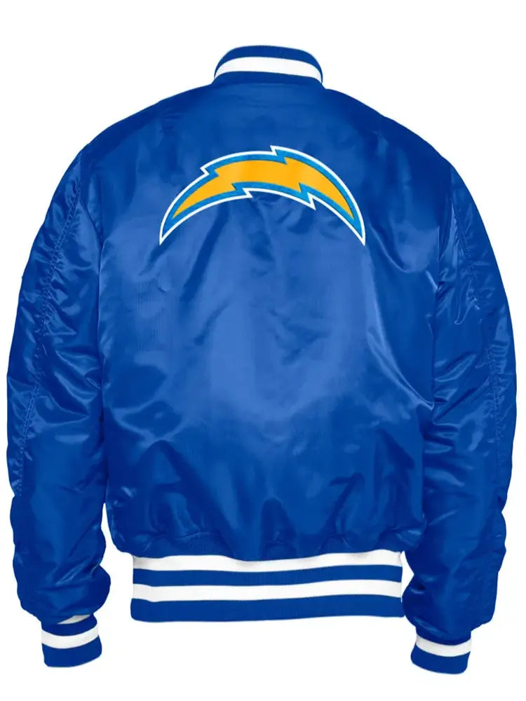 NFL Los Angeles Chargers X Alpha X New Era MA-1 Bomber Jacket