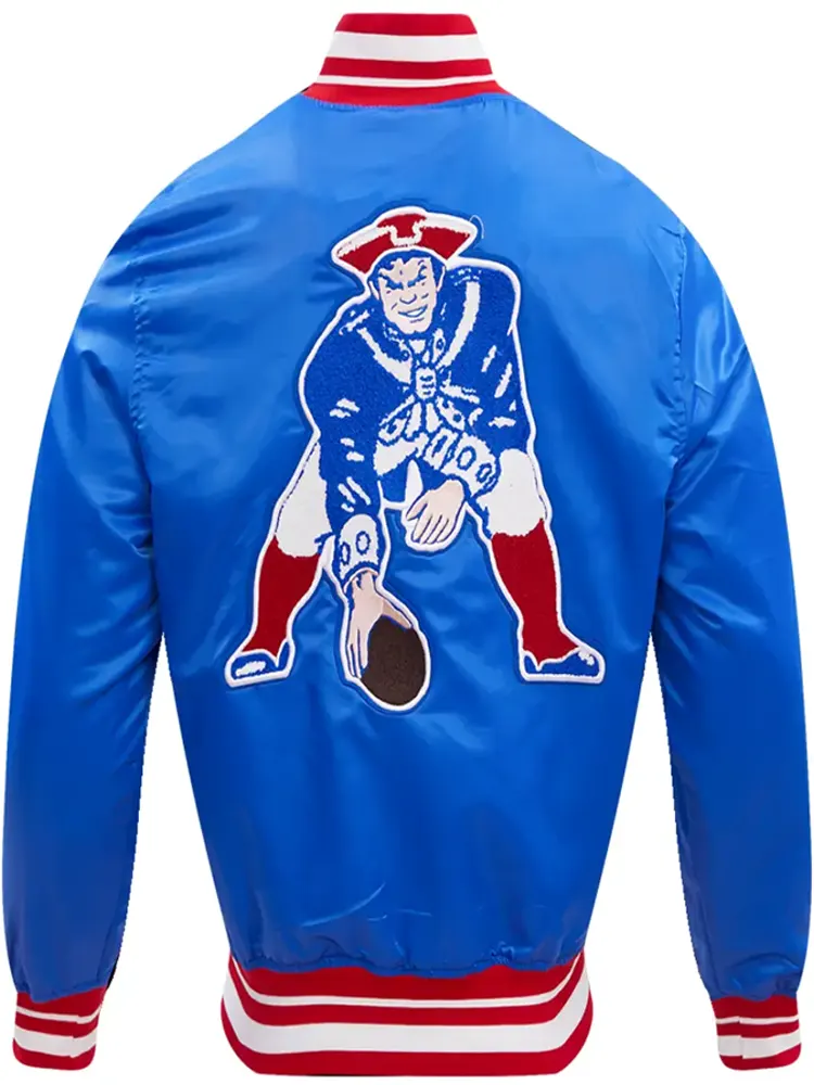 New England Patriots Satin Varsity Jacket