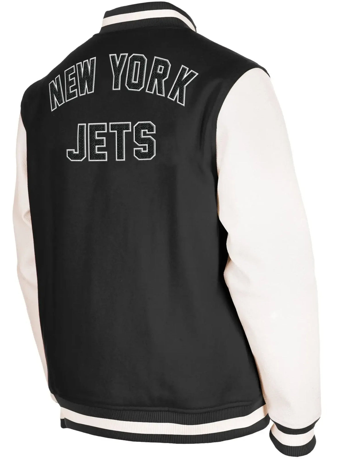 New York Jets New Era Third Down Varsity Full-Snap Varsity Jacket