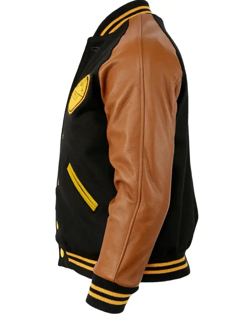 Pittsburgh Steelers Authentic Wool & Leather Varsity Jacket