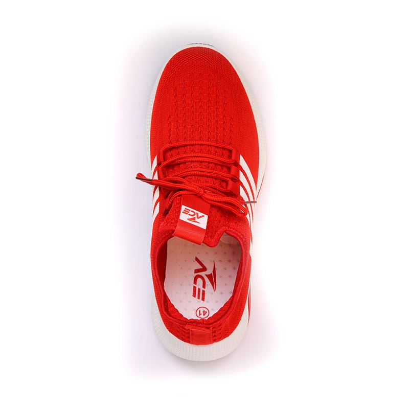 Ace Red Men Sneakers - Customizer King