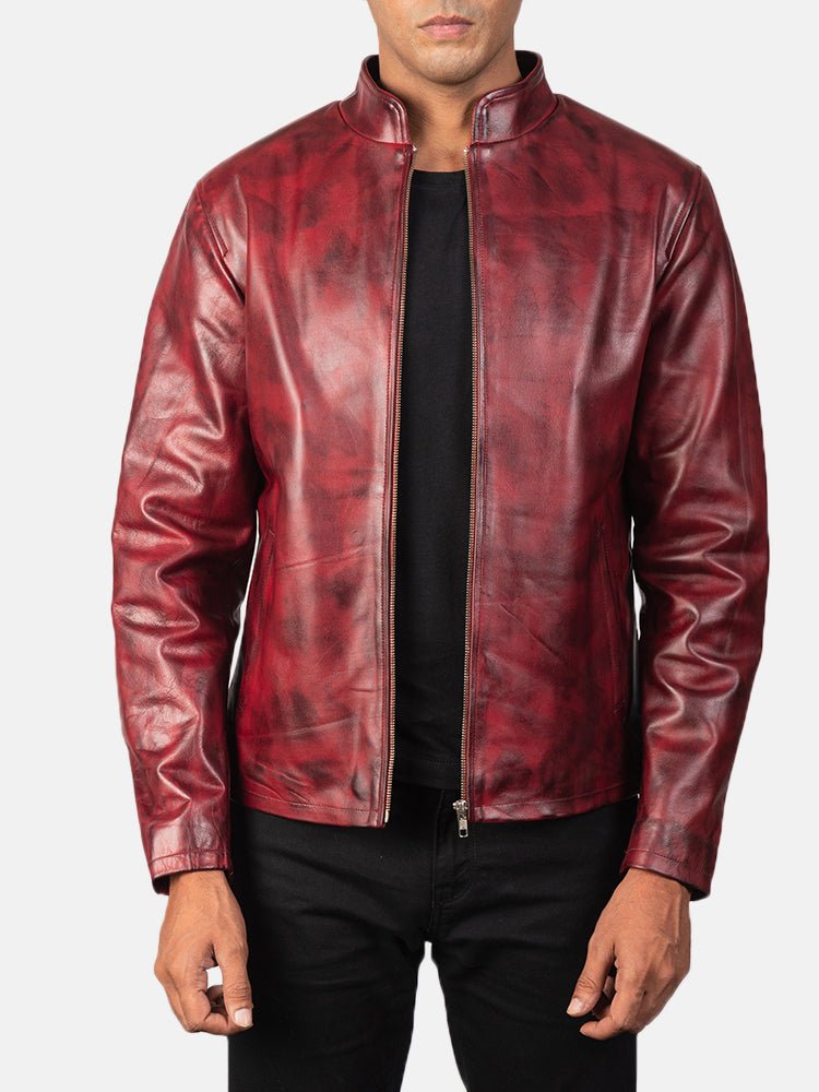 Alex Multi Color Range Leather Jacket - Customizer King