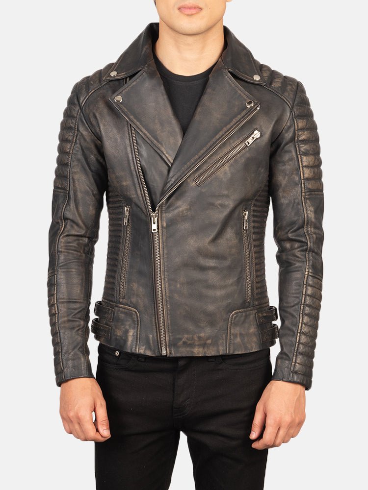 Armand Leather Biker Jacket - Customizer King