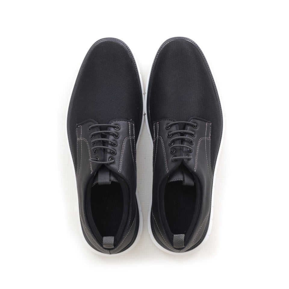 Black Synthetic Casual Shoes - Customizer King