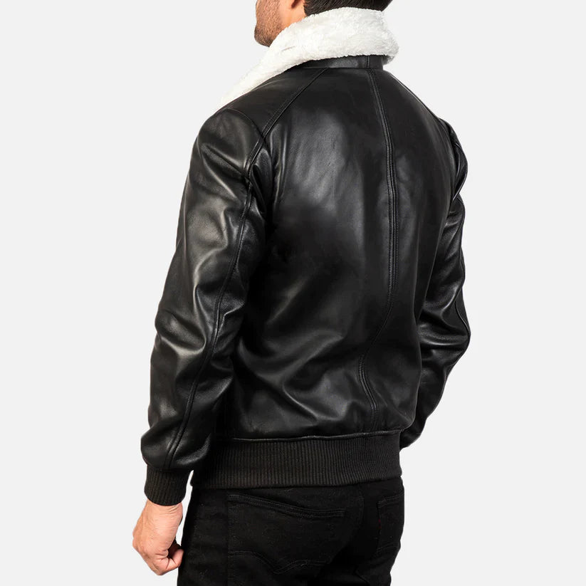 Leather Bomber Jacket G-1 Airin