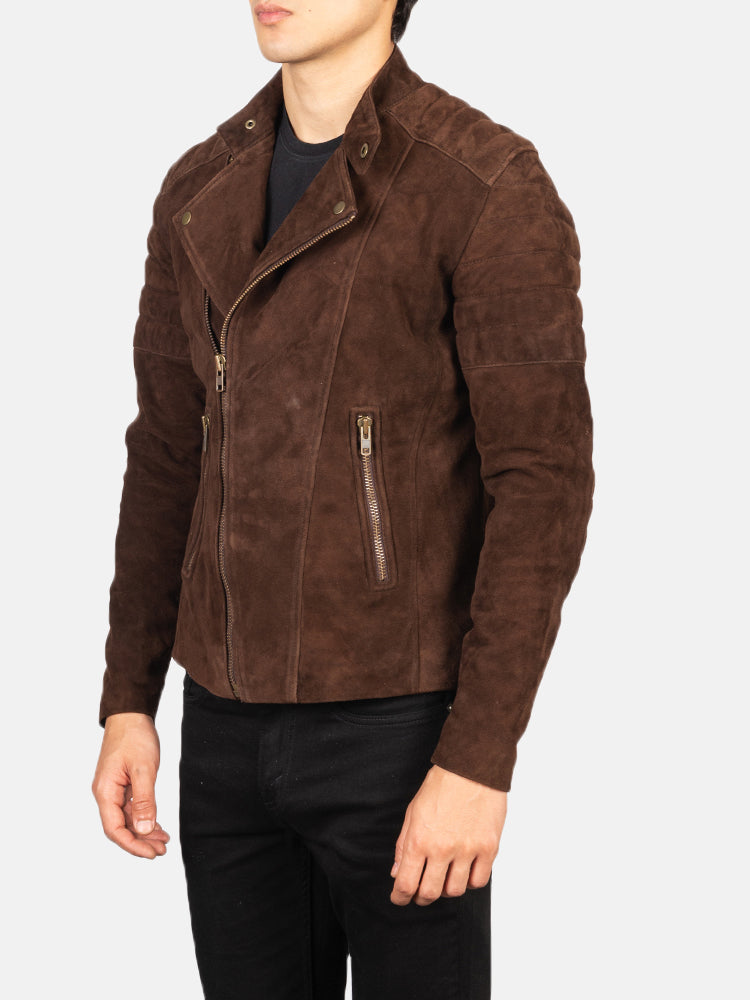 Faisore Leather Biker Jacket