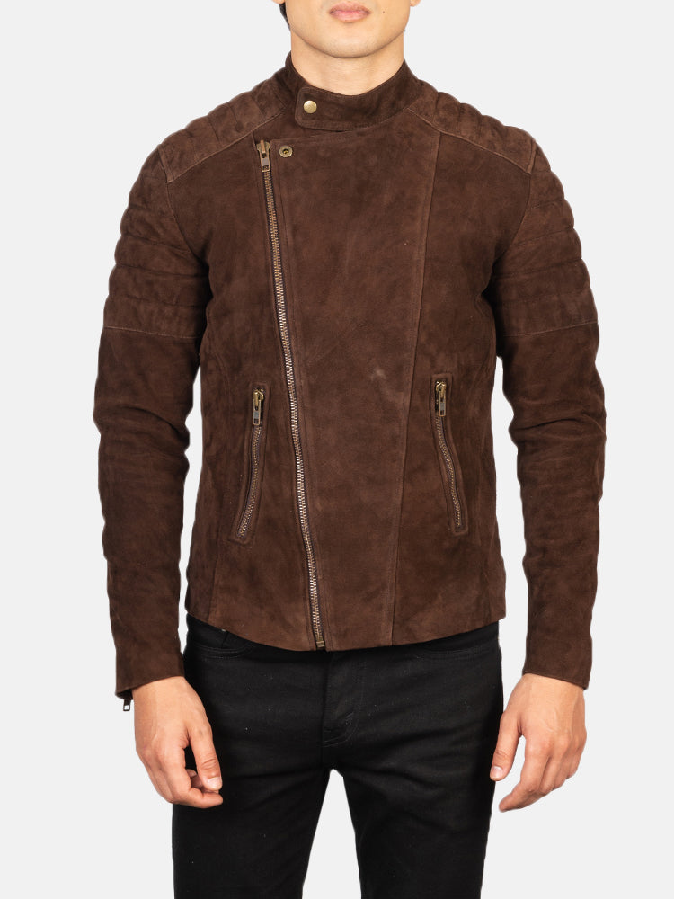 Faisore Leather Biker Jacket