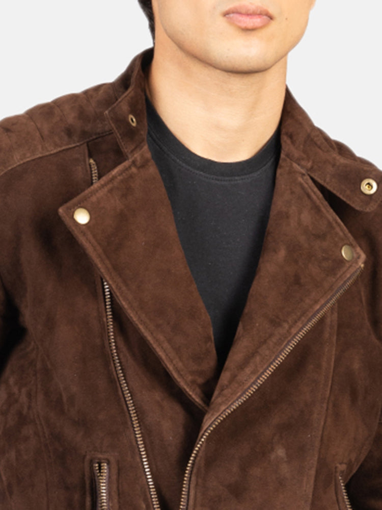 Faisore Leather Biker Jacket