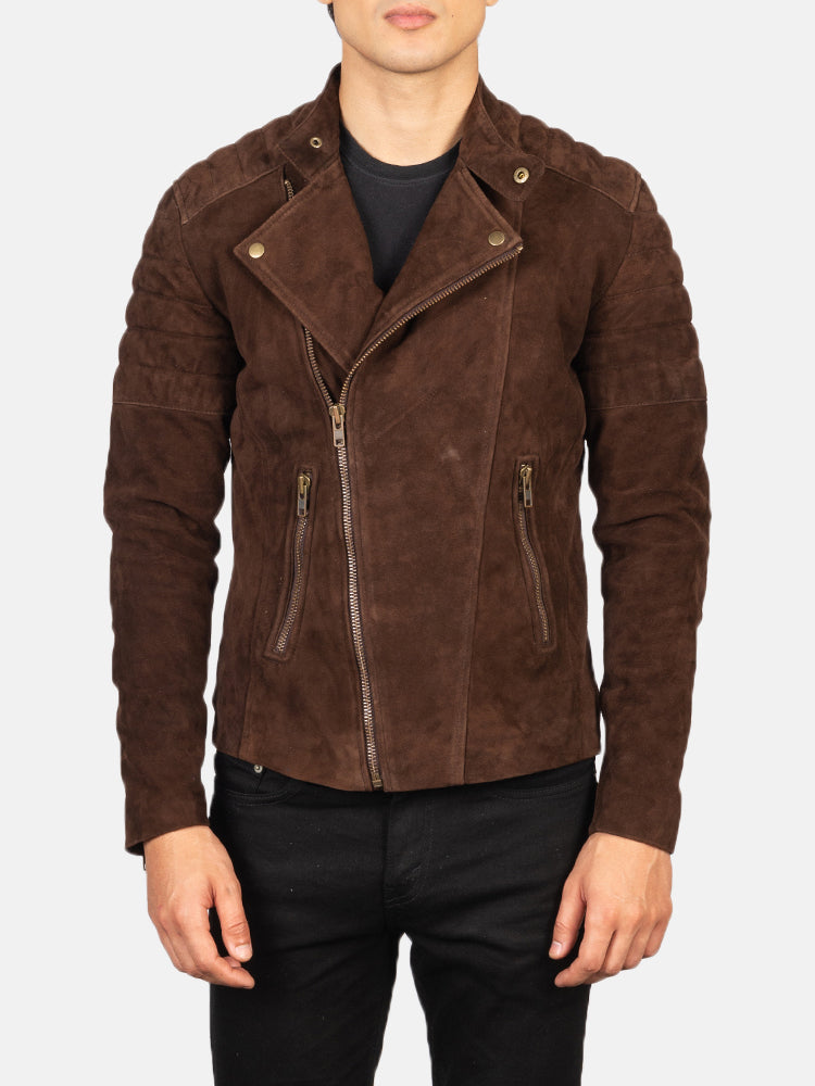 Faisore Leather Biker Jacket