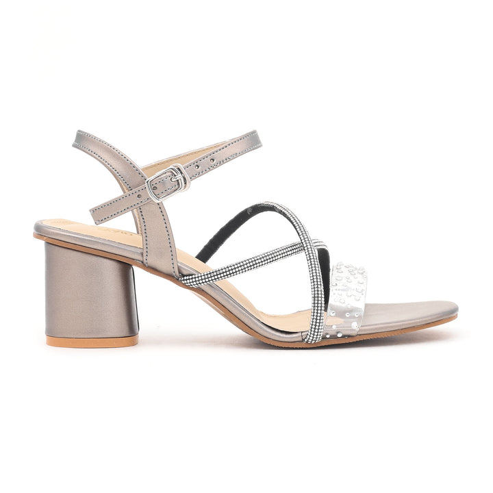 Grey and Golden Fancy Sandal