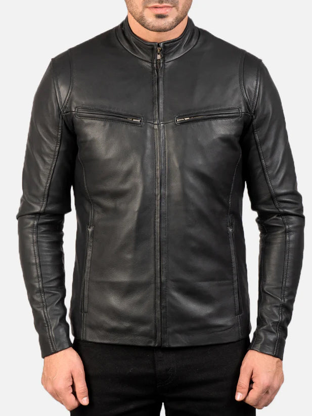 Iconic Black Leather Jacket