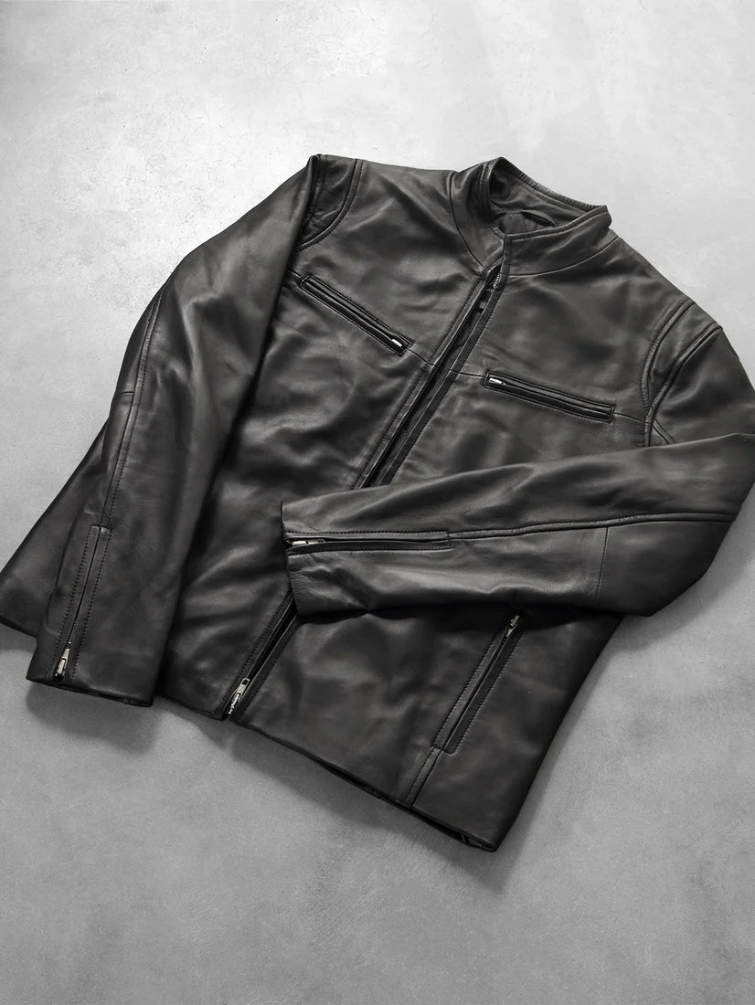 Iconic Black Leather Jacket