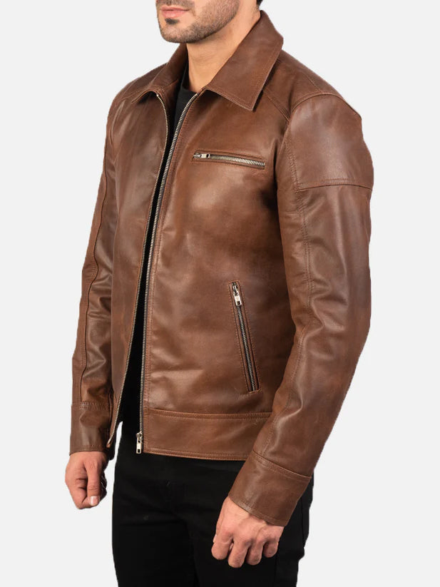 Lavendard Brown Leather