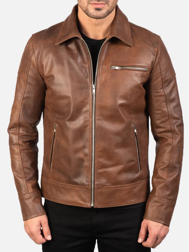 Lavendard Brown Leather