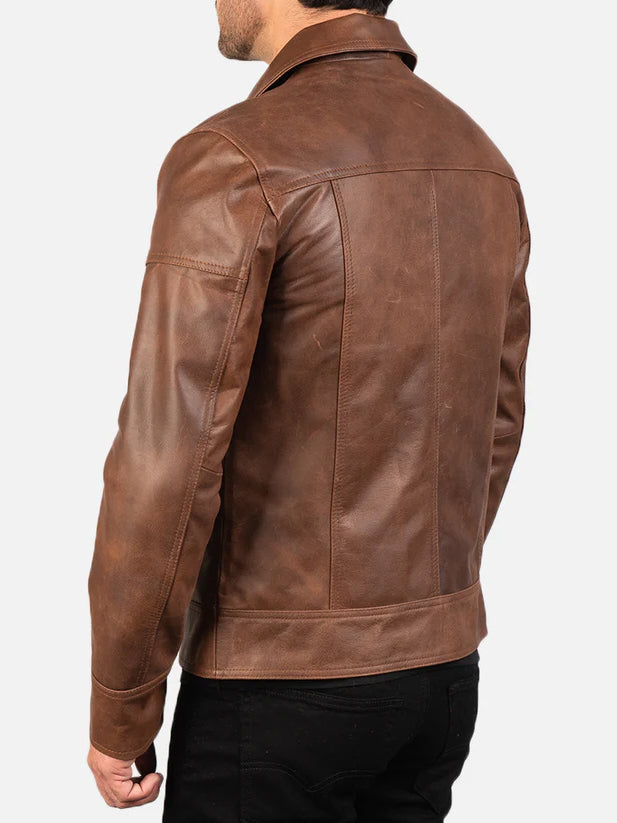 Lavendard Brown Leather