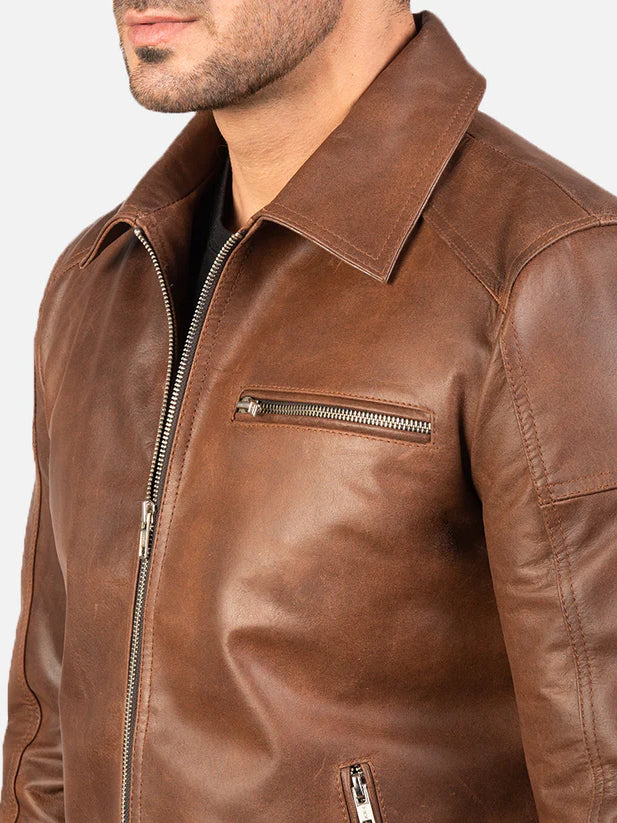 Lavendard Brown Leather