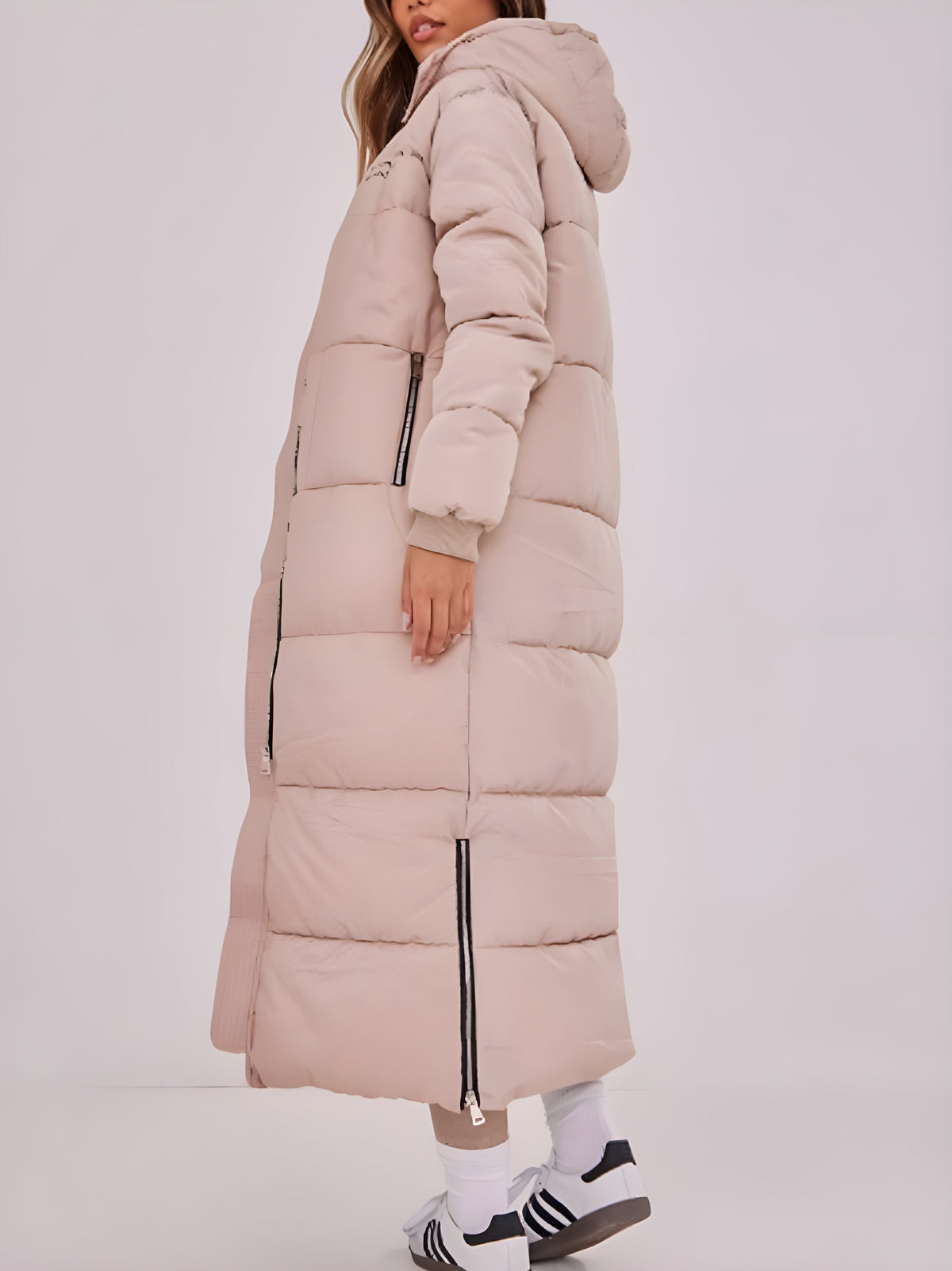 Front Maxi Puffer Coat