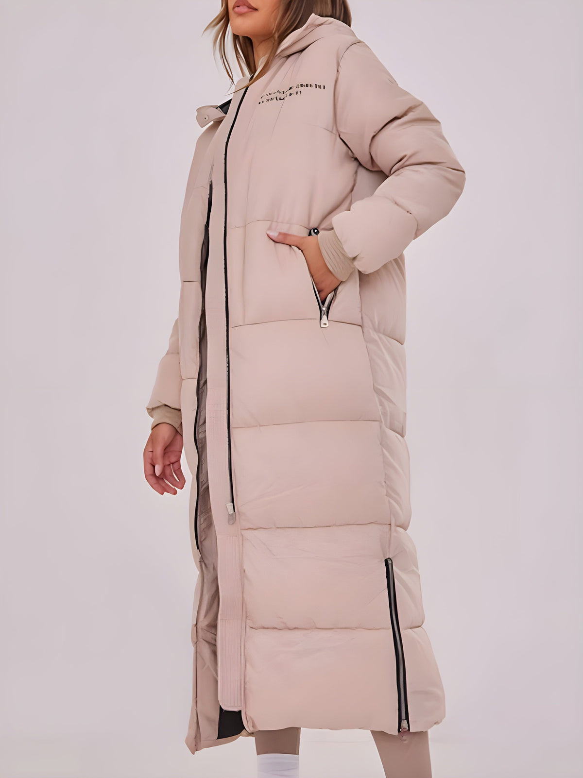 Front Maxi Puffer Coat