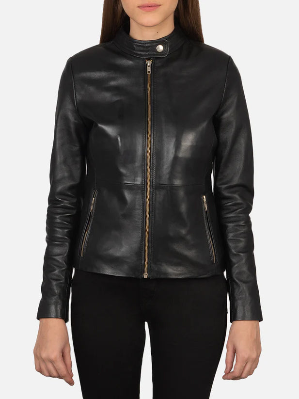 Rave Black Biker Jacket